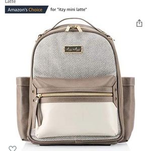 Itzy Ritzy mini diaper bag - vanilla Latte